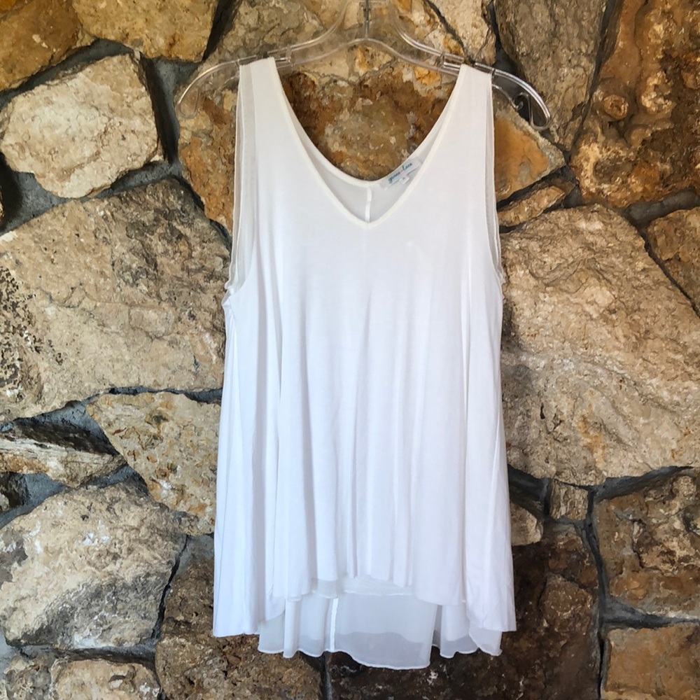 Grace & Lace Tiered Mesh Tank